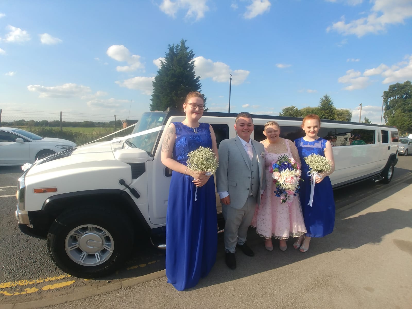 Hummer Hire for a Wedding - Bumper Castle, York Hummer Hire for a Wedding - Bumper Castle, York